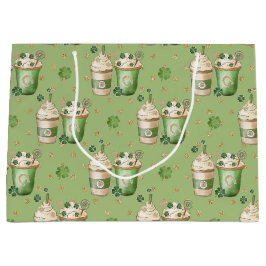 PASTEL GREEN & CREAM IRISH GETRÄNKE GROßE GESCHENKTÜTE