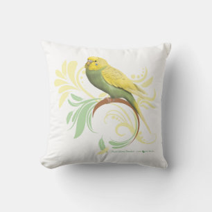 Pastel Green Parakeet Kissen