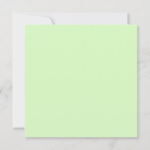 Pastel Green Tea Leaf Solid Farbe Karte
