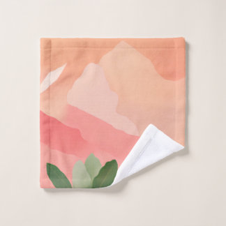 "Pastel Guava Bliss : Serviette personnalisée avec