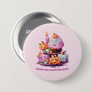 Pastel Halloween Delights Button