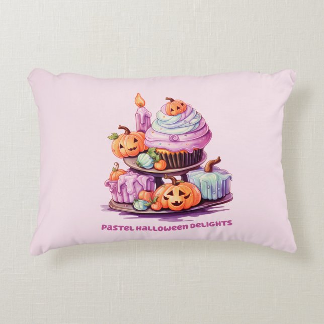Pastel Halloween Delights Dekokissen (Vorderseite)