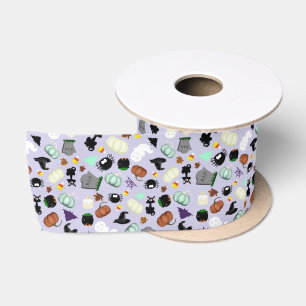 Pastel Halloween Satinband