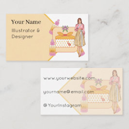 Pastel Hanbok & Vanille-Honeyserum Visitenkarte