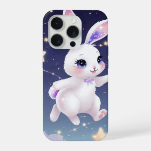 Pastel-Hasen-Handyhülle – Kawaii-Star-Hase iPhone 15 Pro Hülle