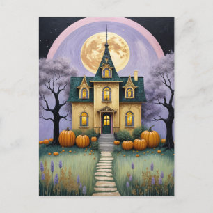 Pastel Haunt Feiertagspostkarte