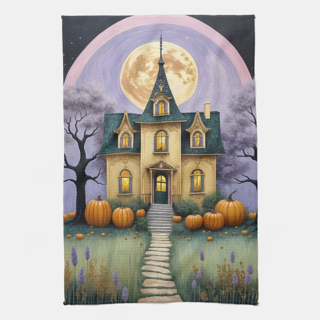 Pastel Haunt Geschirrtuch (Vertikal)