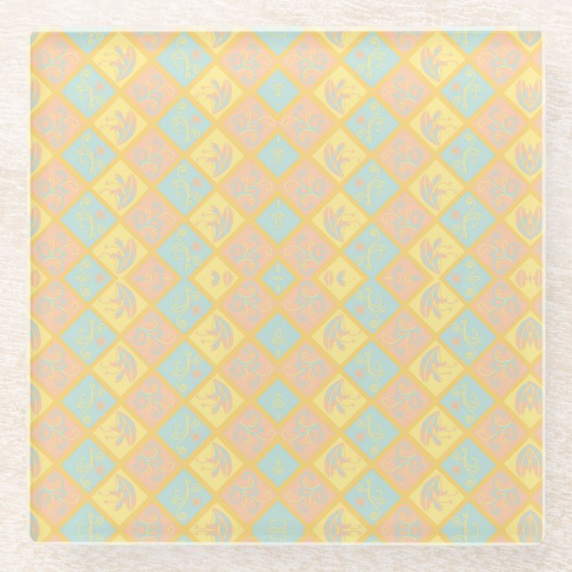 Pastel Haze Glasuntersetzer (Vorderseite)