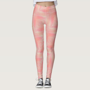 Pastel Haze Pink Leggings, die Psydefx haben Leggings