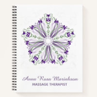 *~* Pastel Healer Star Lila Meditative Mandala