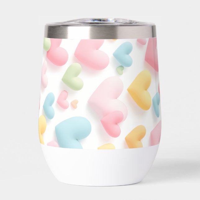 Pastel Heart Pattern (Vorderseite)