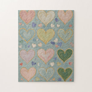 Pastel Heart Tapestry