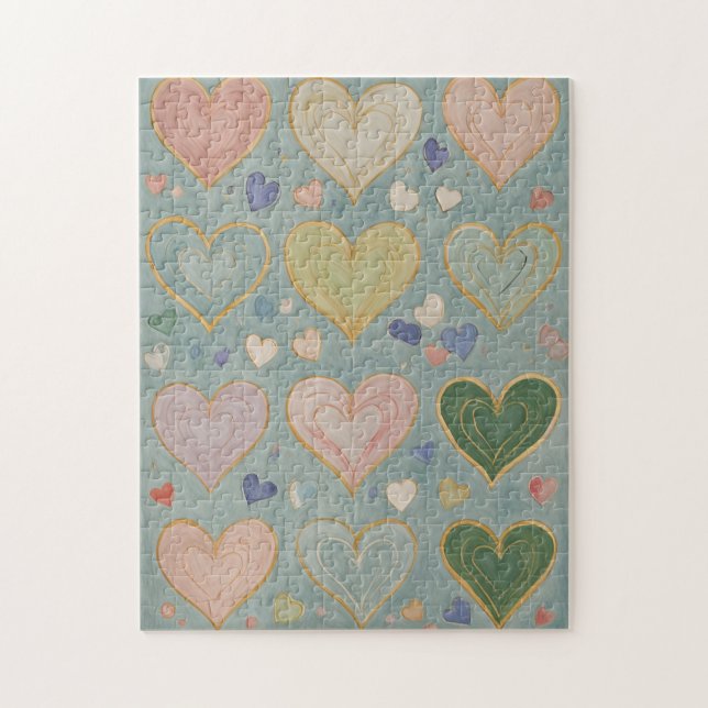 Pastel Heart Tapestry (Vertikal)