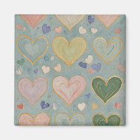 Pastel Heart Tapestry