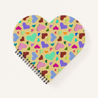 Pastel Hearts-Notebook Notizbuch