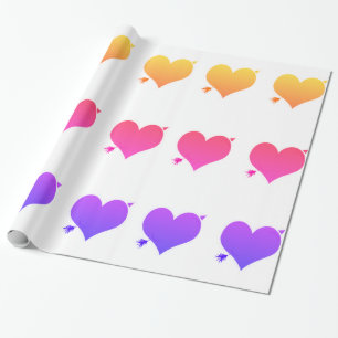 Pastel Hearts Packpapier