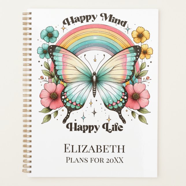 Pastel Hippie "Happy Mind Happy Life" (Devant)