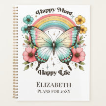Pastel Hippie "Happy Mind Happy Life"