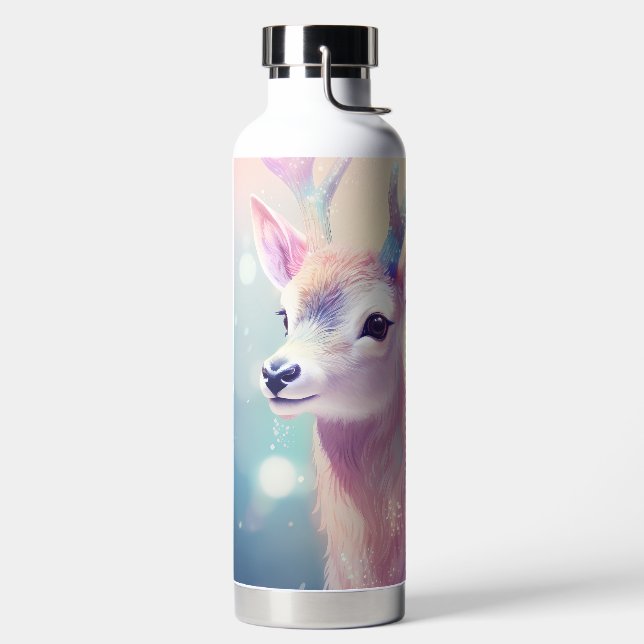PASTEL HOLIDAY CHRISTMAS BUCK DEER TRINKFLASCHE (links)