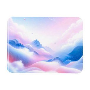 Pastel Horizons: Wo Wolken Träume treffen Magnet