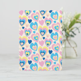 Pastel hört. einladung