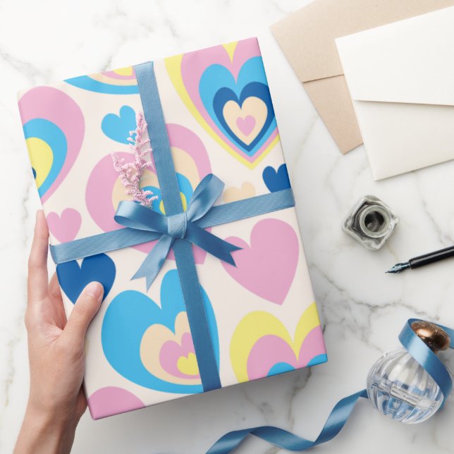 Pastel hört. geschenkpapier (Schenken)