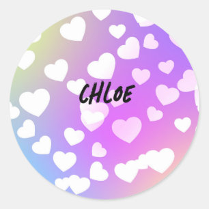 Pastel hört KIDS STICKERS Personalisiert.