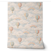 Pastel Hot Air Balloon Sky Wallpaper