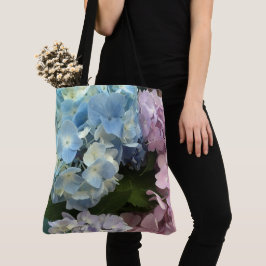 Pastel Hydrangeas große Totbeutel Tasche