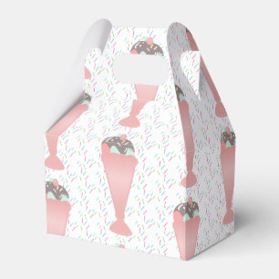 Pastel Ice Cream Sundae Sprinkles Geburtstagsparty Geschenkschachtel