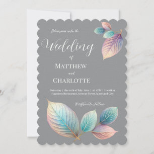Pastel Iridescent Blätter Hochzeiten Dreamy Pastel