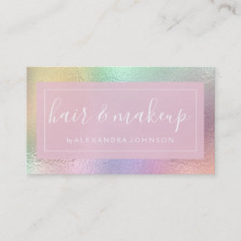 Pastel Iridescent Foil Visitenkarte