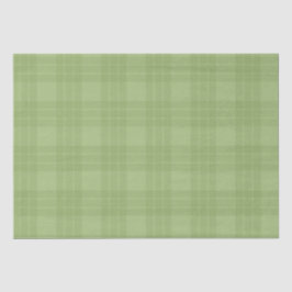 PASTEL IRISH GRÜNE KARIERTE PATTER SEIDENPAPIER