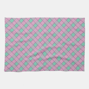 PASTEL KARIERT GESCHIRRTUCH