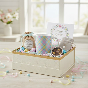 Pastel kariert kaffeetasse