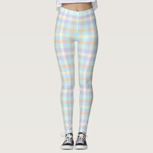 Pastel Kariert Leggings