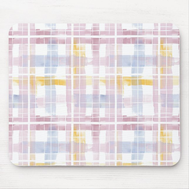 Pastel kariert mousepad (Vorne)