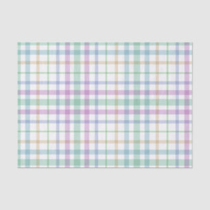 Pastel Kariert Seidenpapier