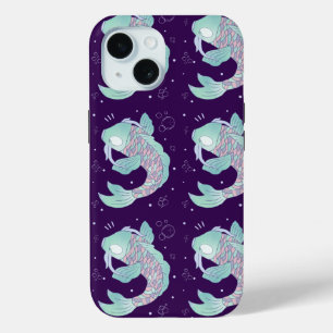 Pastel-Karpfen Whimsische Volkskunst Unterwasser Case-Mate iPhone Hülle
