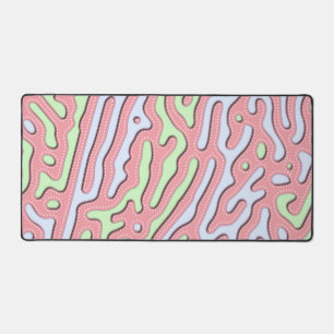 Pastel Kawaii Abstrakt-farbiger Spritzer Design Schreibtischunterlage