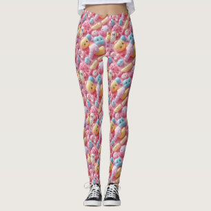 Pastel Kawaii Spielzeug Kreaturen Kunst Leggings