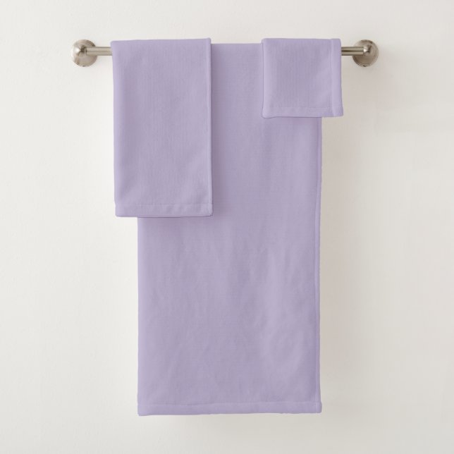 Pastel Lavender Chalk Badhandtuch Set (Insitu)