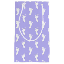 PASTEL LAVENDER LILA BABY FEET KLEINE GESCHENKTÜTE