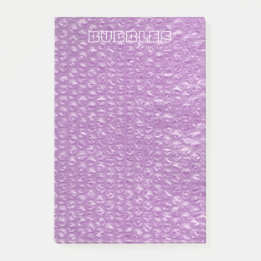 Pastel Lavender Traube Pop Bubble Wrap Lila Post-it Klebezettel