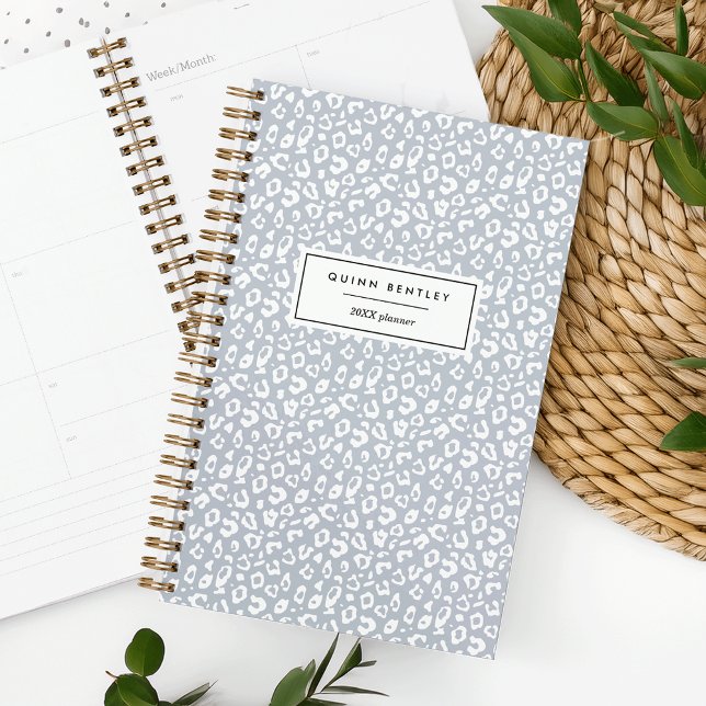 Pastel Leopard Print Personalisiert Planner | Nebe Planer (Von Creator hochgeladen)