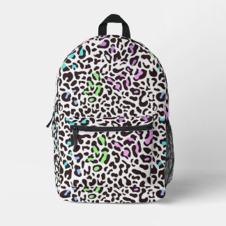 Pastel Leopard Spots Bedruckter Rucksack