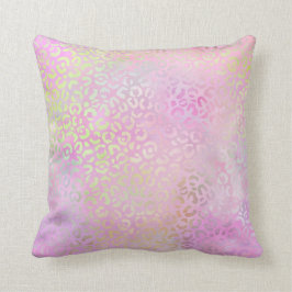 *~* Pastel Leopard Spots Regenbogen Tierwerbung Kissen