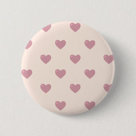 Pastel Liebe Hearts Button