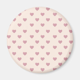 Pastel Liebe Hearts Magnet