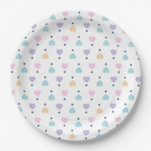 Pastel Liebe Herzmuster